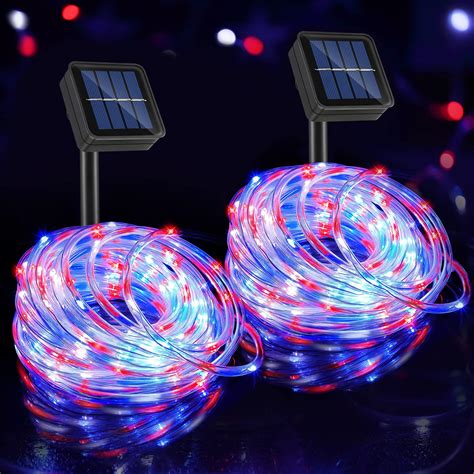 2 pack solar string lights|Brightown Solar String Lights, 2 Packs Total 66Ft 200 LED Solar .